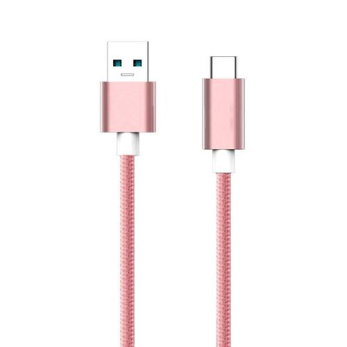   USB 2.0 Braided inos USB A  USB C Metallic 1m -