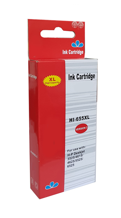 Συμβατό Inkjet για HP, 655, 21.6ml, μαύρο RP-H-0655BK