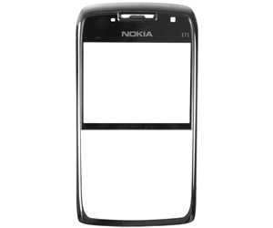 Nokia E71 FrontCover black ORIGINAL