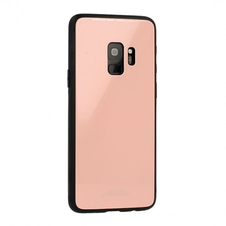 Apple iPhone X/XS Testa Glass  Silicone Pink