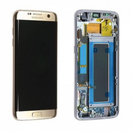 Samsung Galaxy S7 Edge Lcd+Touch Screen Gold ORIGINAL