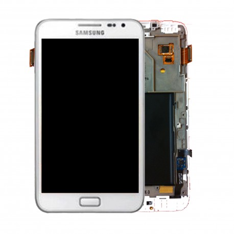 Samsung Galaxy Note Lcd+Touch+Frame white ORIGINAL