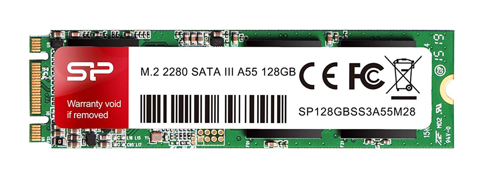 SILICON POWER SSD A55, 128GB, M.2 2280, SATA III, 560-530MB/s SP128GBSS3A55M28