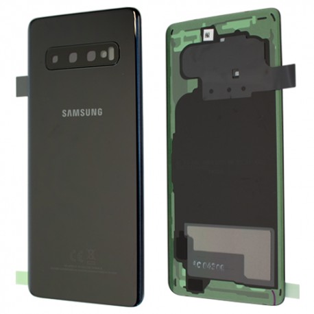 Samsung Galaxy S10 BatteryCover+CameraLens Black ORIGINAL