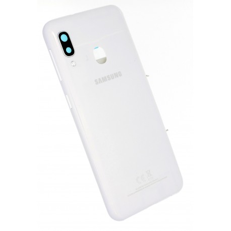 Samsung Galaxy A20e BatteryCover+Camera Lens White ORIGINAL