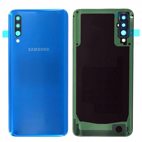 Samsung Galaxy A50 BatteryCover+Camera Lens Blue ORIGINAL