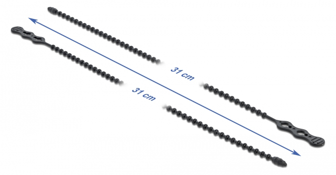 DELOCK reusable   18967, 310x4.5mm, , 10 18967