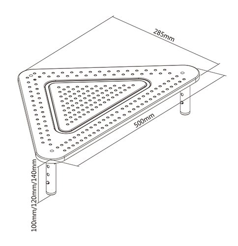 BRATECK επιτραπέζια βάση STB-083 για οθόνη 13-32 & laptop, έως 20kg STB-083