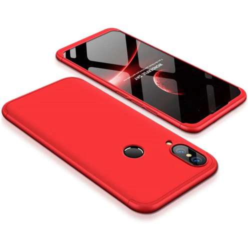 360 Full Cover & Temp.Glass Huawei Nova 3 Red