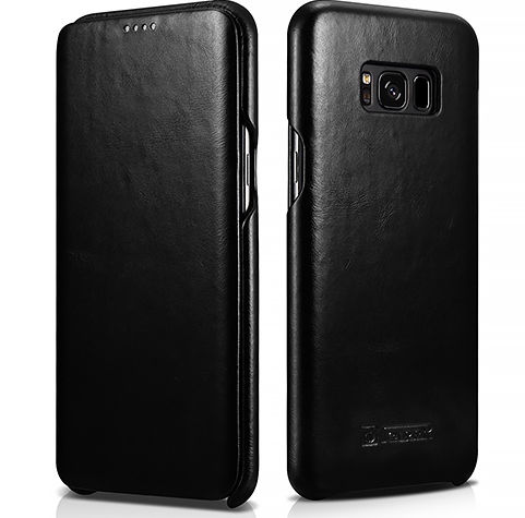 iCarer-Xoomz RS 99001 PU Leather Samsung S8 Black