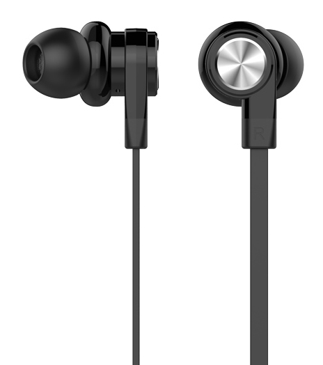 CELEBRAT earphones με μικρόφωνο D9, 3.5mm σύνδεση, Φ10mm, 1.2m, μαύρα D9-BK