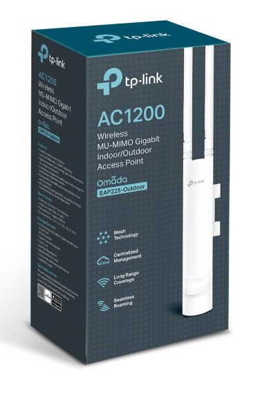 TP-LINK  access point EAP225-OUTDOOR, AC1200 MU-MIMO, Ver. 3.0 EAP225-OUTDOOR