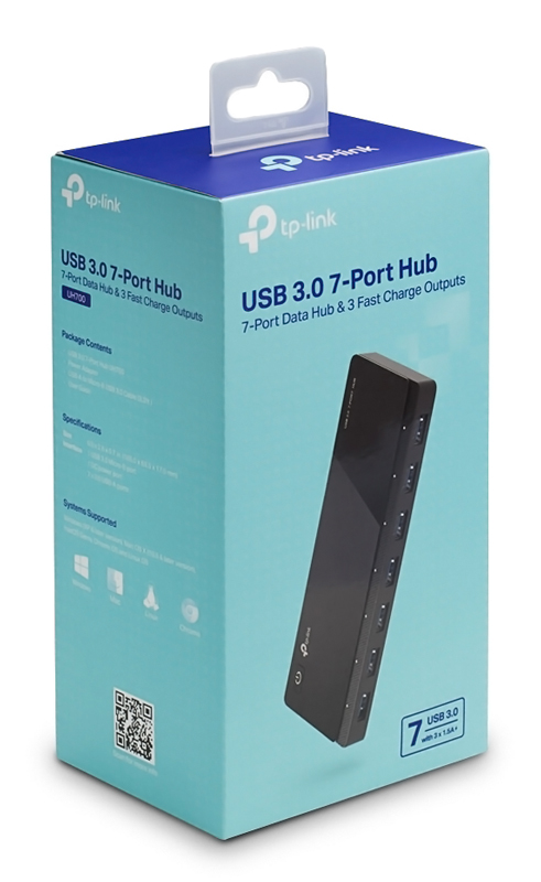 TP-LINK USB hub UH700, 7x , 5Gbps, 5V/1.5A, USB ,  UH700