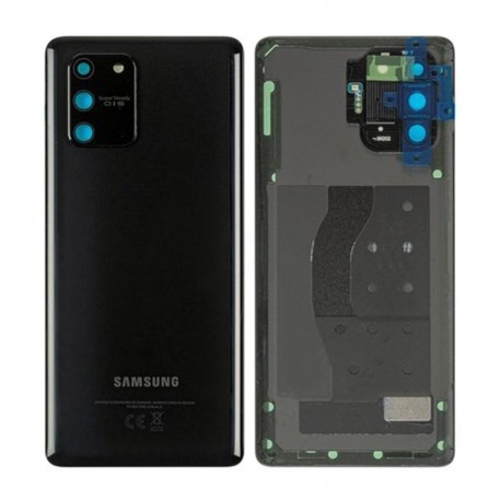 Samsung Galaxy S10 Lite BatteryCover+CameraLens Black ORIGINAL