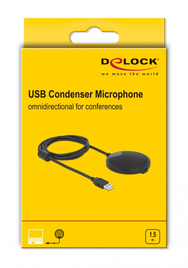 DELOCK  20672, , omnidirectional,  mute, USB 20672