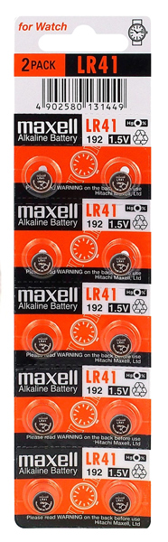 MAXELL   LR41, 1.5V, 10 MX-LR41