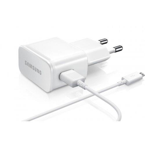 Φορτιστής Ταξιδίου Samsung ETA-U90 με Έξοδο USB 2.0A & Καλώδιο Micro USB Λευκό (Ασυσκεύαστο)