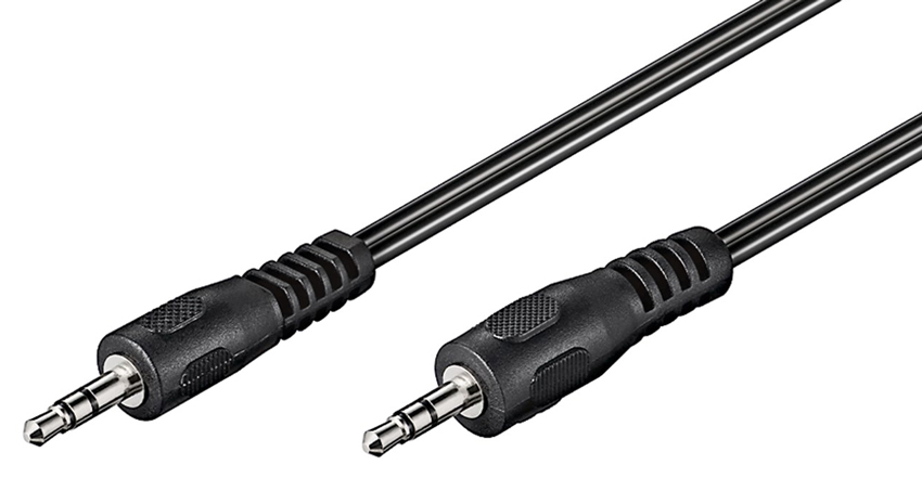 GOOBAY καλώδιο ήχου 3.5mm 50019, 3 pin stereo, 1.5m, μαύρο 50019