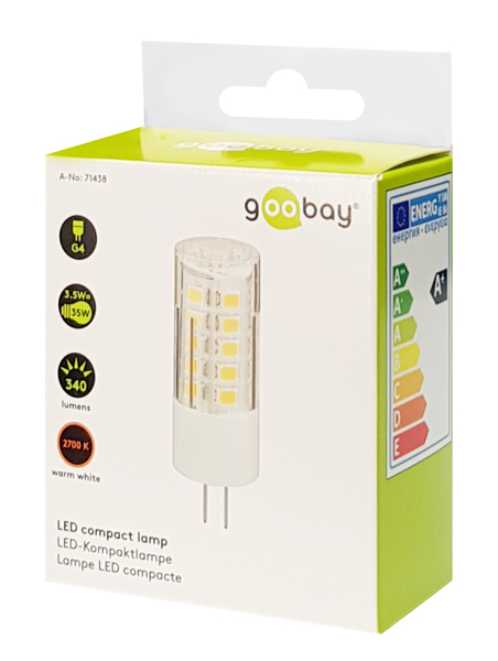 GOOBAY LED  71438, G4, 3.5W, 2700K 71438