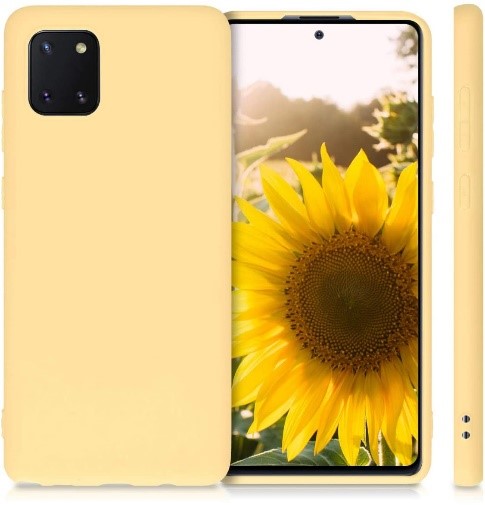 My Colors Liquid Silicon For Samsung Note 10 Lite Yellow