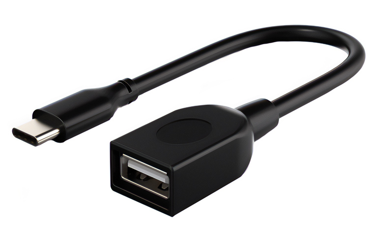 CABLETIME καλώδιο USB-C σε USB CMAF2, 480Mbps, 0.15m, μαύρο 5210131038185