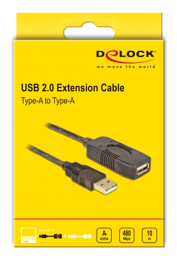 DELOCK  USB 2.0    82446, active, 10m,  82446