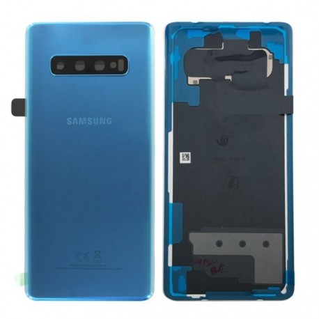 Samsung Galaxy S10 Plus BatteryCover+Camera Lens Blue ORIGINAL