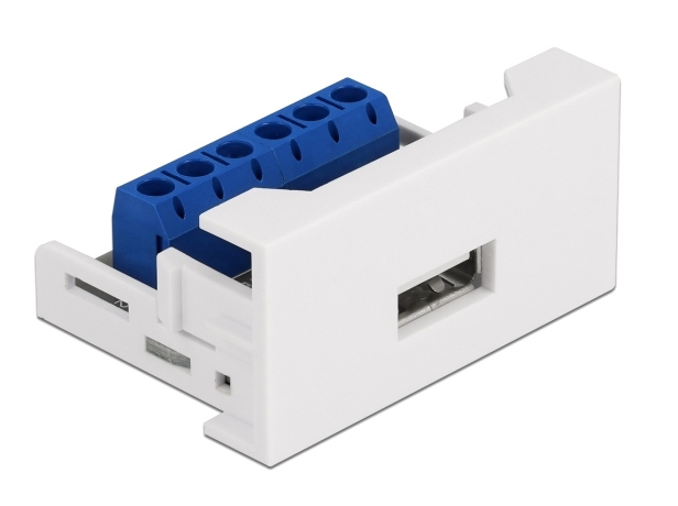 DELOCK module USB  terminal block Easy 45 81343, 22.5x45mm,  81343