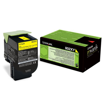 Toner Lexmark 80C2XY0 Yellow (80C2XY0) (LEX80C2XY0)