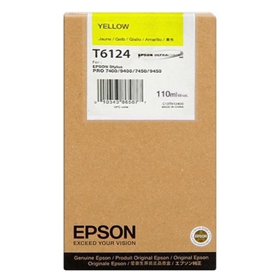 Epson Μελάνι Inkjet T6114 Yellow (C13T611400) (EPST611400)