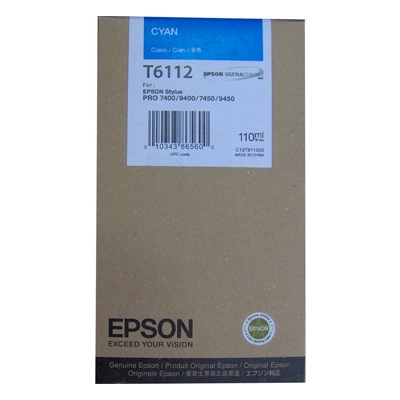 Epson  Inkjet T6112 Cyan (C13T611200) (EPST611200)