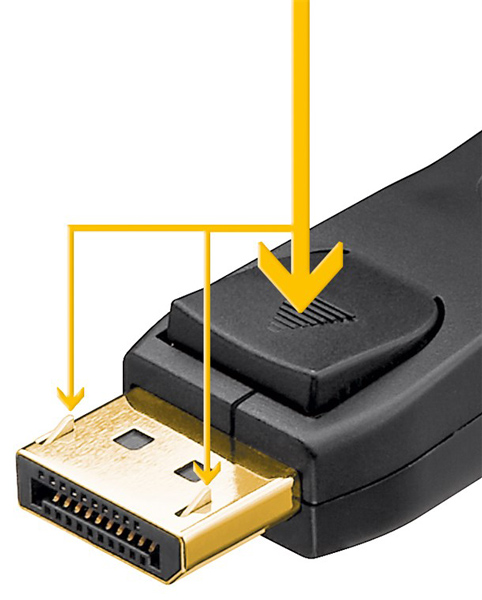 GOOBAY  DisplayPort 2.0 58532, 8K/60Hz, 40Gbit/s, 1m,  58532