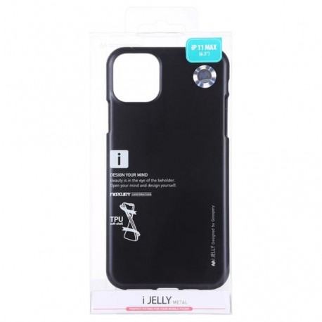 Apple iPhone 12 Pro Max Mercury i-Jelly Silicone Black