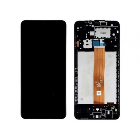 Samsung Galaxy A12 Nacho/A127F Lcd+Frame Black ORIGINAL