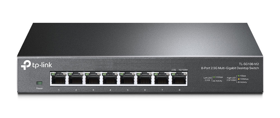 TP-LINK Multi-Gigabit Desktop Switch TL-SG108-M2, 8-Port 2.5G, Ver. 1.0 TL-SG108-M2