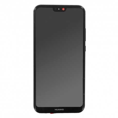 Huawei P20 Lite Lcd+Touch Screen+Frame Black GRADE A