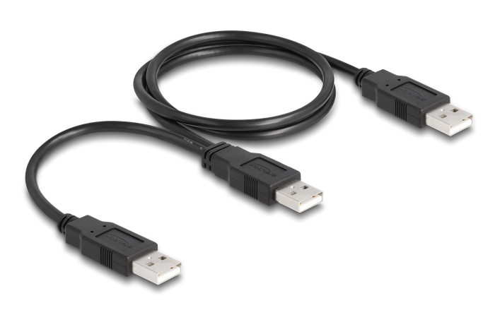 DELOCK  USB  2x USB 80000, 480Mbps, 70cm,  80000