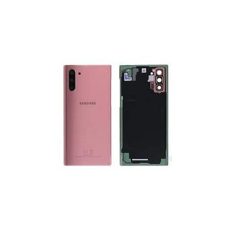 Samsung Galaxy Note 10 BatteryCover+Camera Lens Aura Pink ORIGINAL