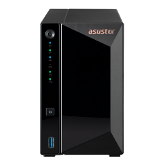 ASUSTOR NAS DRIVESTOR 2 PRO AS3302T, DT, 2 BAYS HOT SWAP, REALTEK RTD1296 1.4GHz QC, 2GB DDR4, 3xUSB3.2, 2,5GbEx1, WoL, WoW, 3YW.