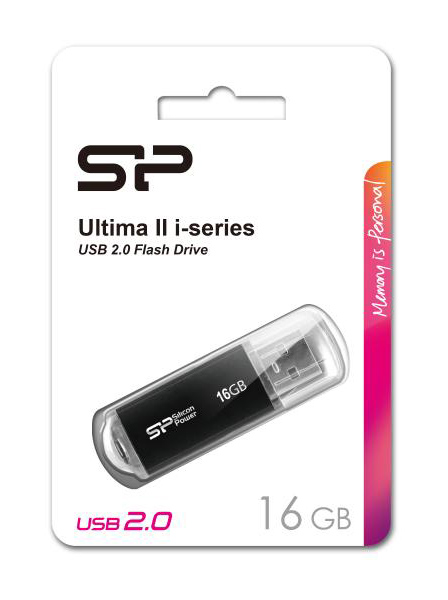 SILICON POWER USB Flash Drive Ultima II-I, 16GB, USB 2.0,  SP016GBUF2M01V1K