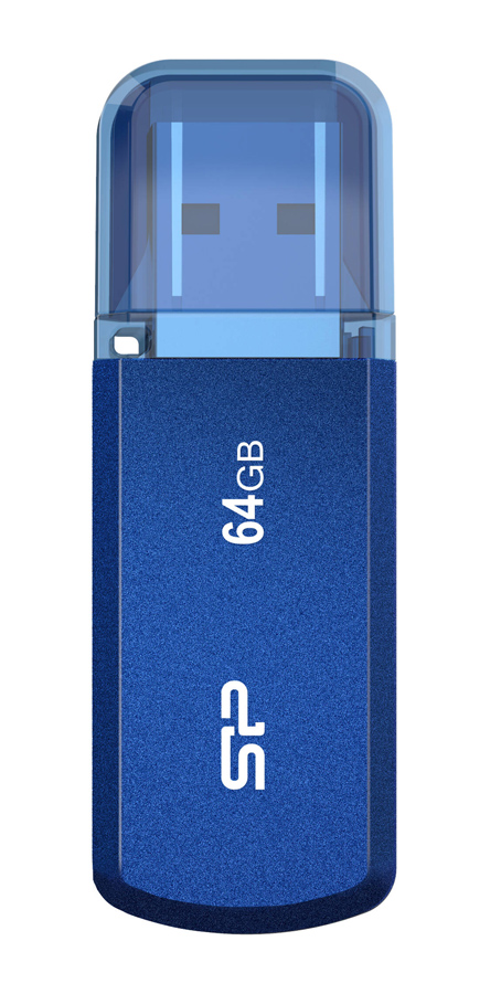 SILICON POWER USB Flash Drive Helios 202, 64GB, USB 3.2,  SP064GBUF3202V1B