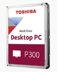 TOSHIBA HDD 3.5 4TB P300 HDWD240UZSVA, SATA3, 5400RPM, CACHE 128MB, BULK, 2YW.