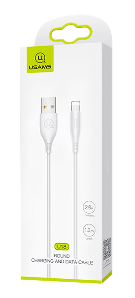 USAMS  Lightning  USB US-SJ266, 10W, 1m,  SJ266USB02