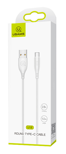 USAMS  USB-C  USB US-SJ267, 10W, 1m,  SJ267USB02