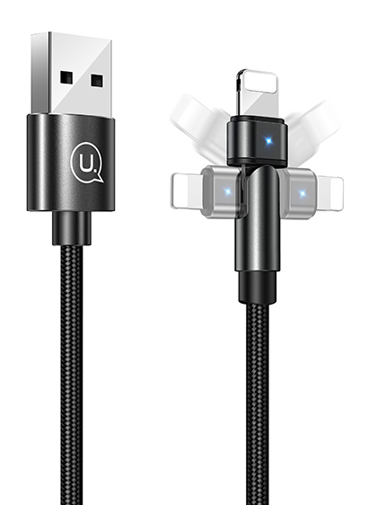 USAMS  Lightning  USB US-SJ476, , 10.5W 1m,  SJ476USB01