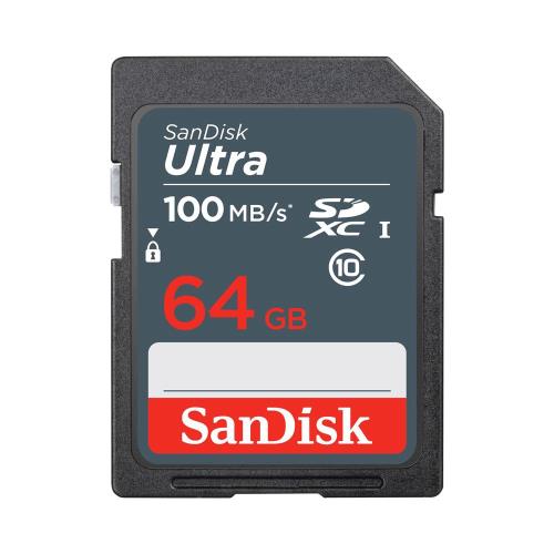   SDXC C10 UHS-I SanDisk Ultra 100MB/s 64Gb