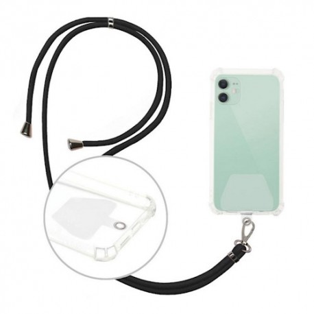 Universal Neck Strap for Phones Black