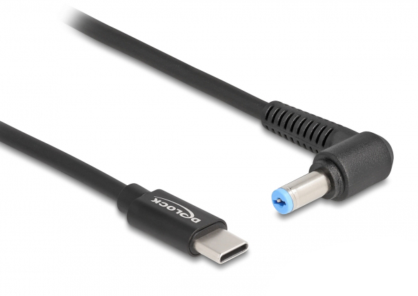 DELOCK καλώδιο τροφοδοσίας 87976, USB-C σε Acer 5.5x1.7mm, 1.5m, μαύρο 87976