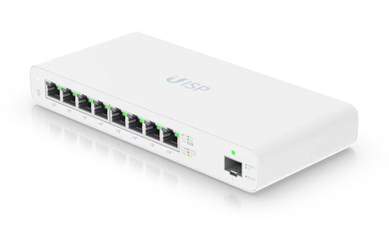 UBIQUITI Switch UISP, 8-Port Gigabit, 10/100/1000 Mbps, PoE UISP-S