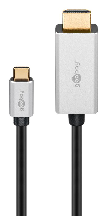 GOOBAY  USB-C  HDMI 60174, HDR, 8K, 4K/120Hz, 2m,  60174